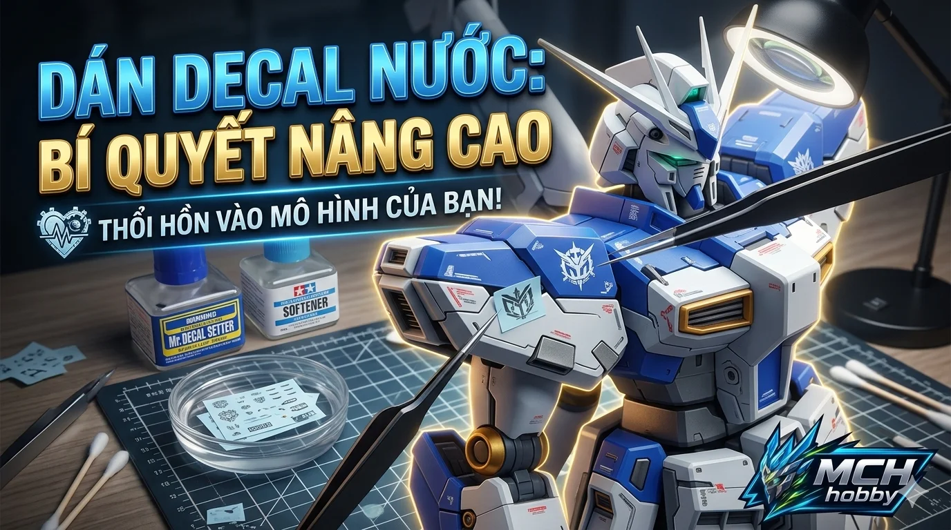 dán decal nước gundam